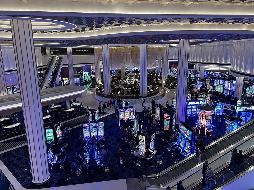 Casino de Fontainebleau Las Vegas visto desde arriba · archivo 2024