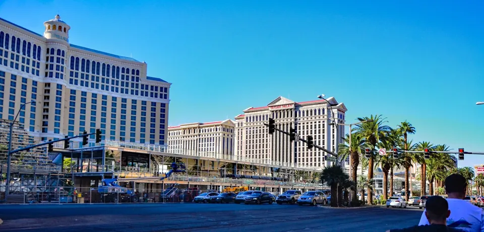Bellagio Fountain Club preparado para el Gran Premio de Las Vegas de 2023
