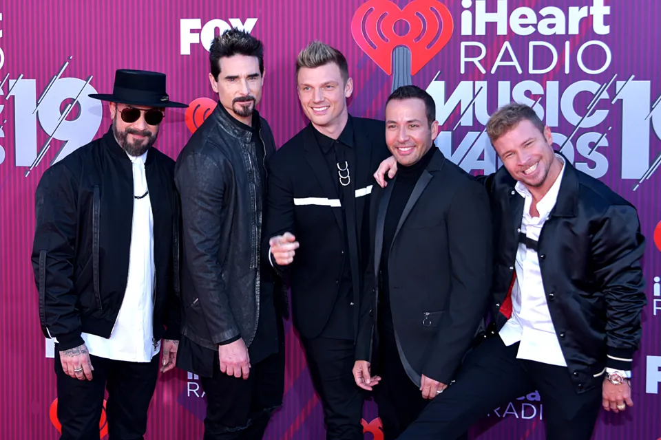Backstreet Boys en los iHeartRadio Music Awards, Los Ángeles · archivo marzo de 2019; no es una foto de la residencia en Sphere