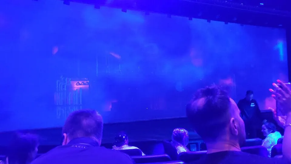 Teatro de Blue Man Group en Luxor antes de comenzar la función · archivo junio de 2022