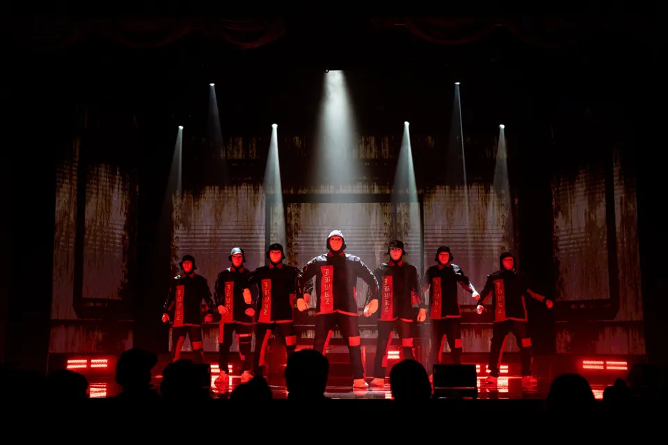 Jabbawockeez en MGM Grand · archivo febrero de 2022; la producción y los integrantes pueden cambiar