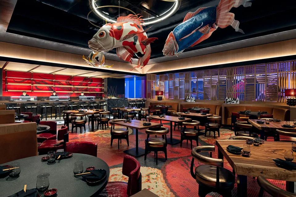 Comedor principal de Kusa Nori, Resorts World Las Vegas