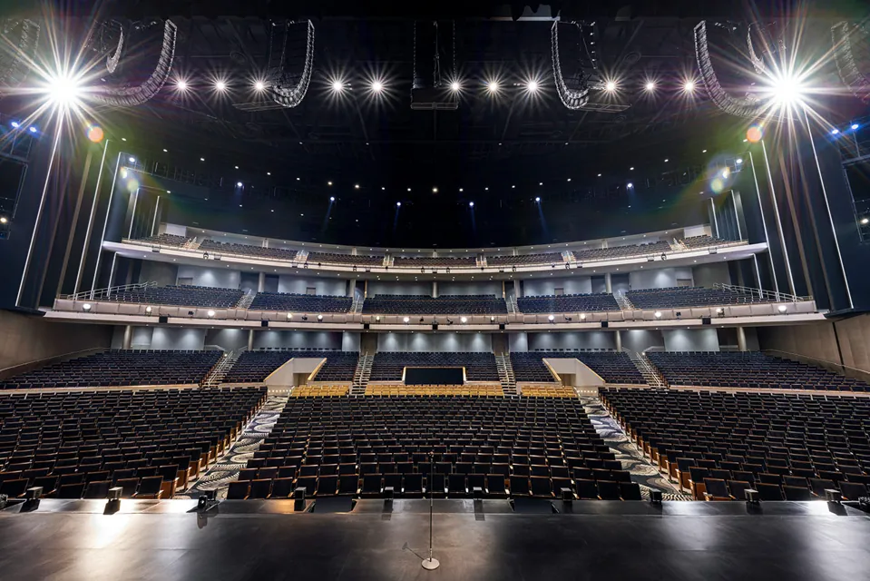 Resorts World Theatre, visto desde el escenario, Resorts World Las Vegas