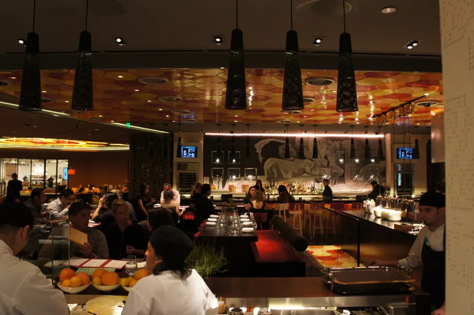 Interior de Jaleo en Las Vegas · archivo 2011