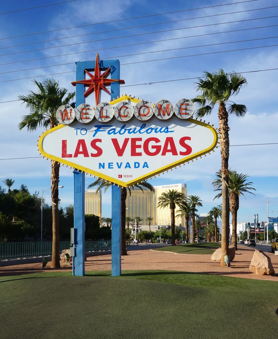 Letrero Welcome to Fabulous Las Vegas · archivo de octubre de 2016.
