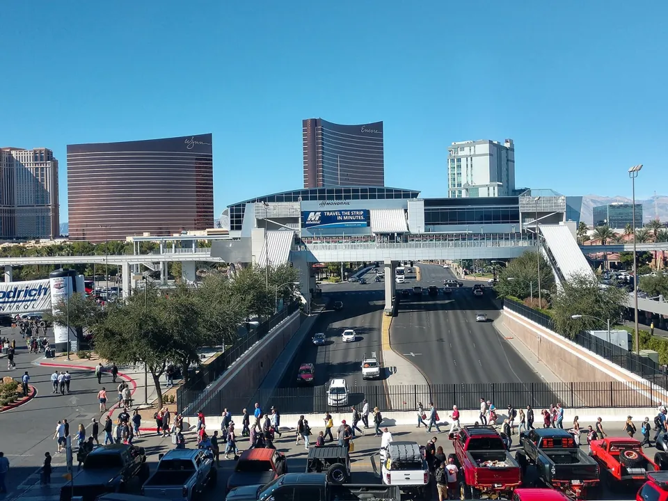 Estación del Las Vegas Monorail en el centro de convenciones · archivo 2018