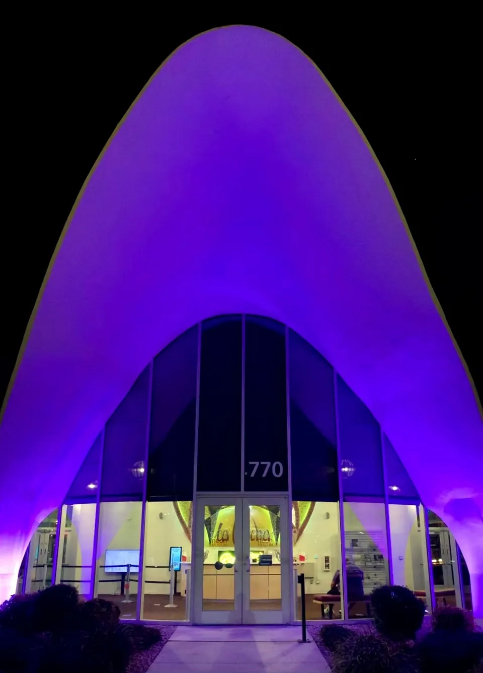 Antiguo vestíbulo de La Concha, utilizado por The Neon Museum · archivo 2021