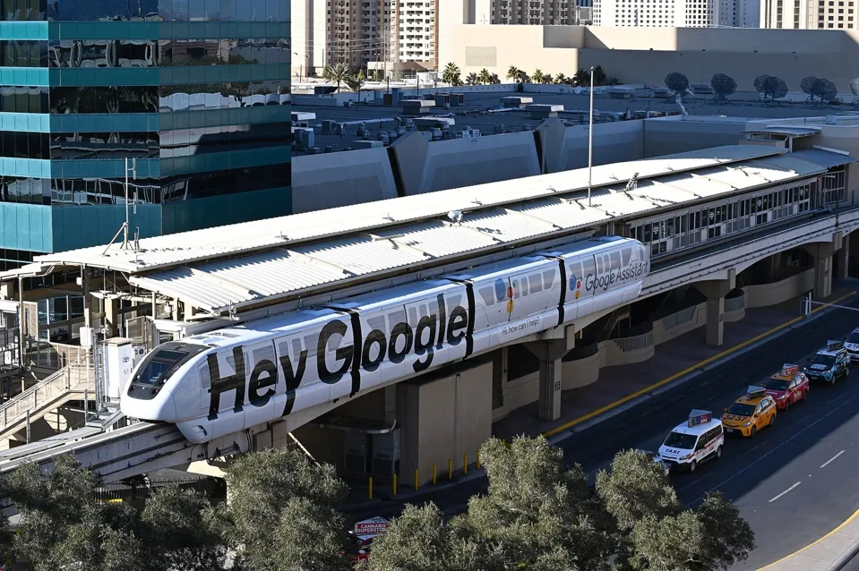 Estación MGM Grand del Las Vegas Monorail · archivo 2020