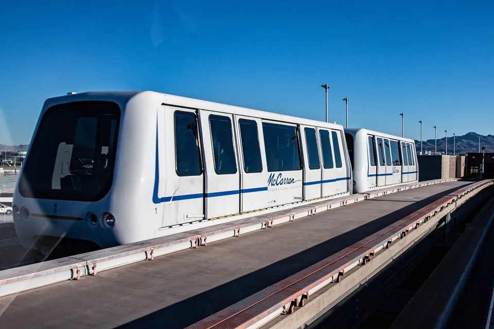 Transporte interno del aeropuerto de Las Vegas · archivo 2021