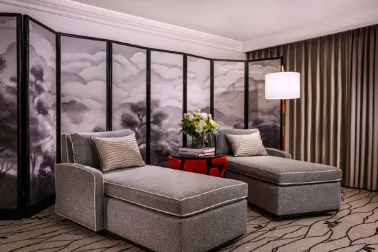 Lounge de una Executive Hospitality Suite de la Spa Tower de Bellagio.