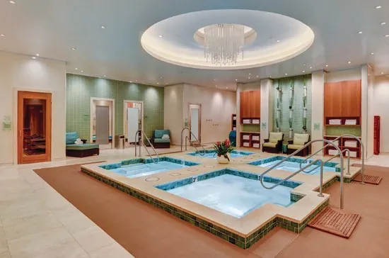 Área de hidromasaje del spa de Bellagio.