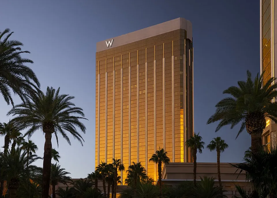 Exterior de W Las Vegas, difundido en el anuncio de diciembre de 2024; fecha de toma no publicada