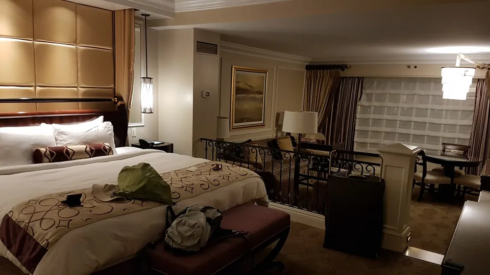 Habitación con área de estar en The Venetian Las Vegas