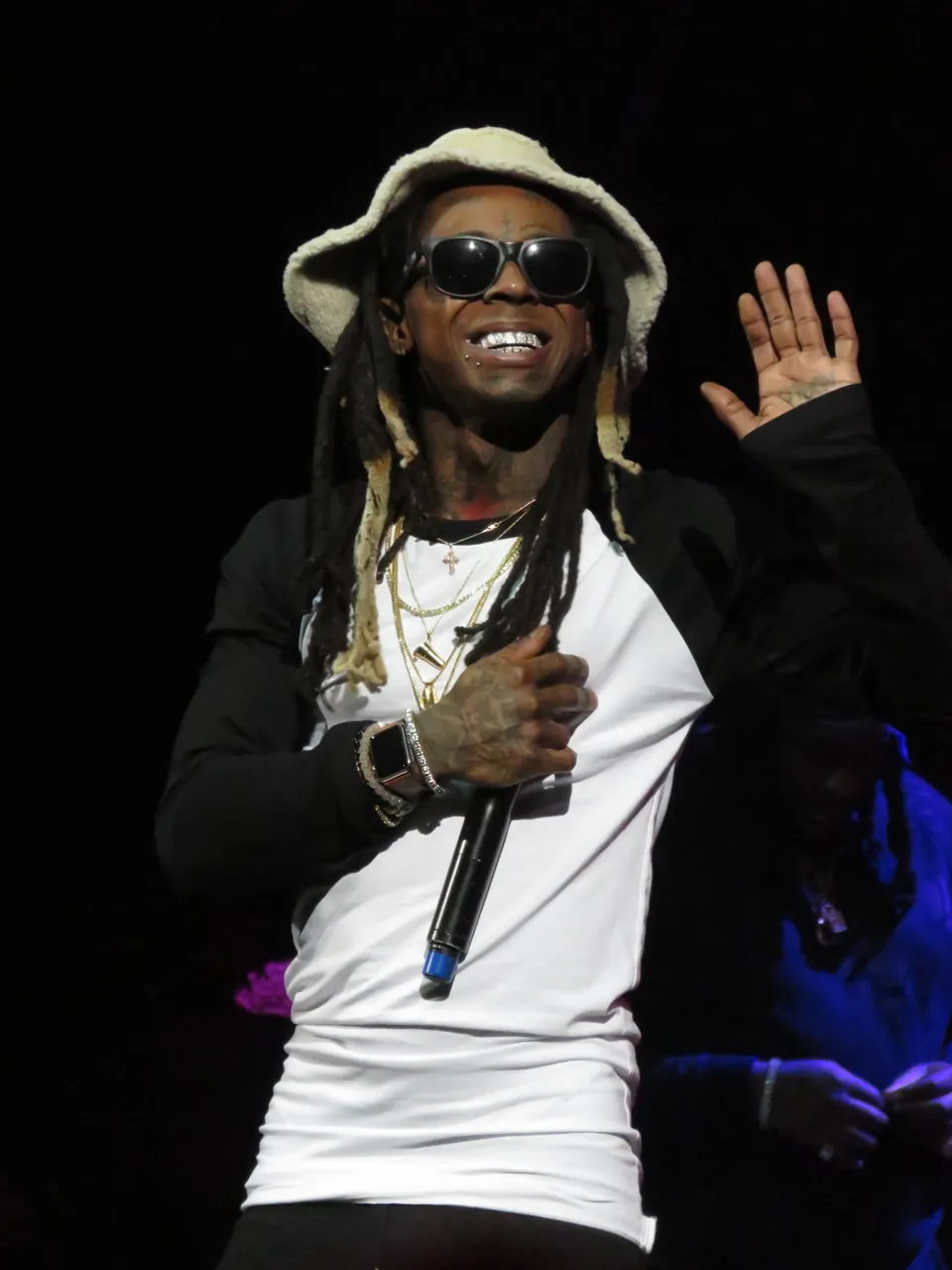 Lil Wayne en una actuación de archivo en Biloxi en 2015