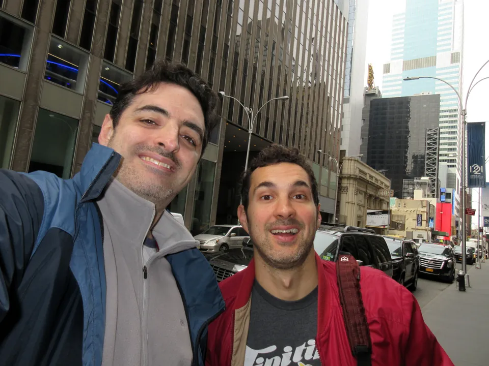 Mark Normand, a la izquierda, en Nueva York · marzo de 2018. Fotografía de archivo; no corresponde a la presentación anunciada en Las Vegas.