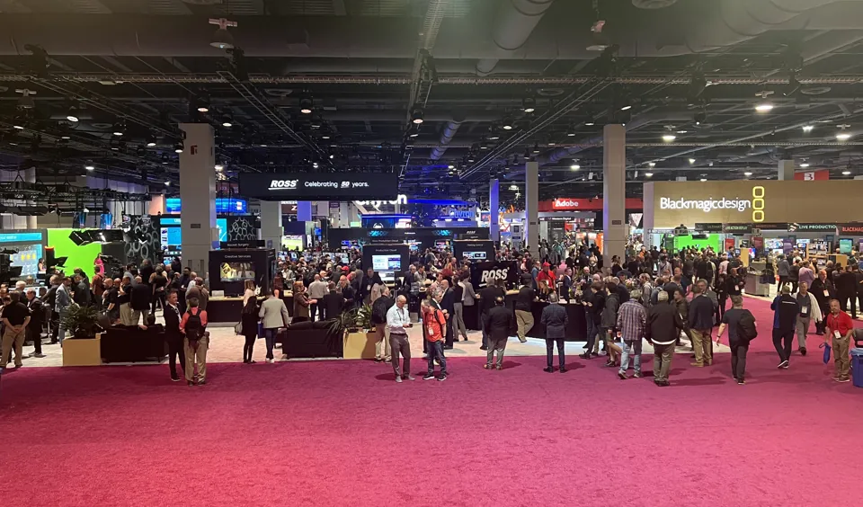 South Hall de Las Vegas Convention Center durante NAB Show 2024.