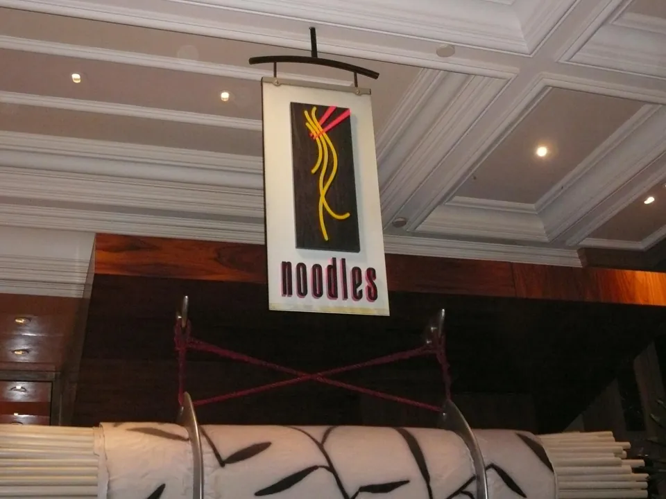 Noodles: restaurante en Bellagio · archivo 2009